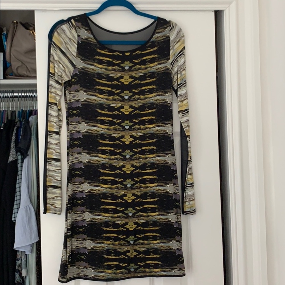 Mesh back dress